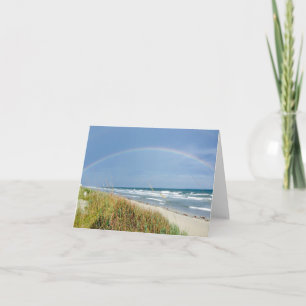 Beach Rainbow Note Card