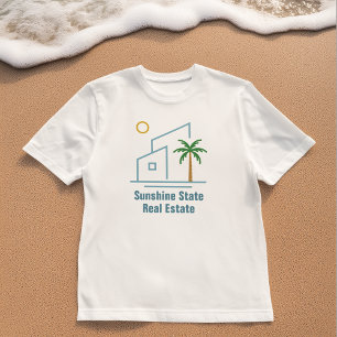 Beach Real Estate Company Cute Customisable T-Shirt
