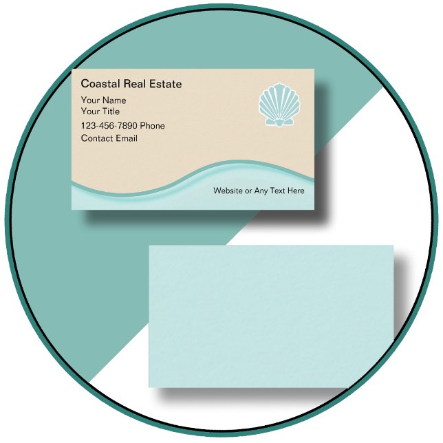 Beach Realtor Business Cards Design (Creator Uploaded)