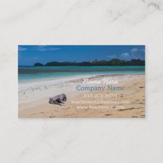 Beach Rental Property, Resort and Spa Business Card