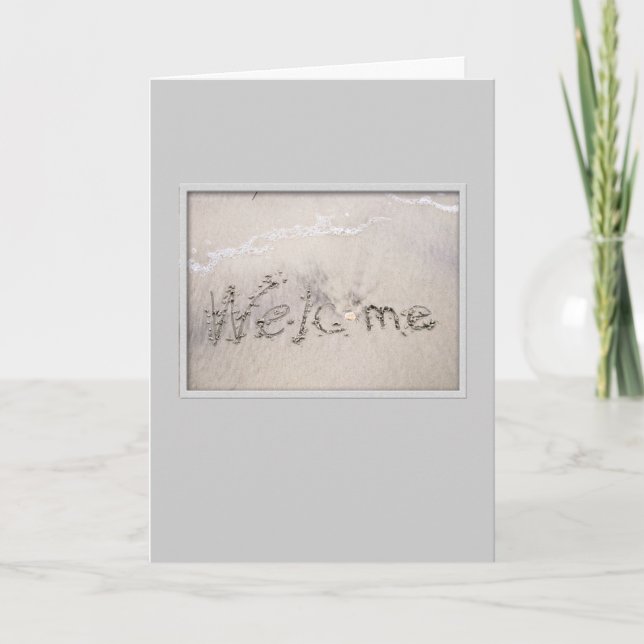 Beach Rentals Welcome Card (Front)