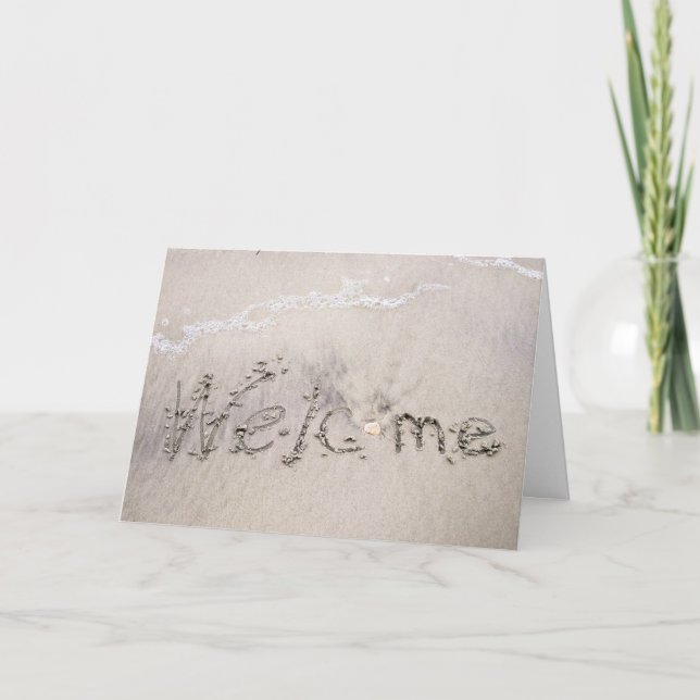 Beach Rentals Welcomes Card (Front)