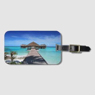 Beach, Resort, Jetty Luggage Tag