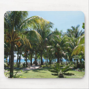 Beach resort mouse mat
