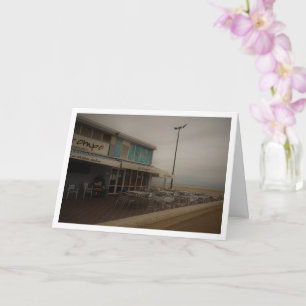 Beach Restaurant, Beach of the Malvarrosa, Spain Card