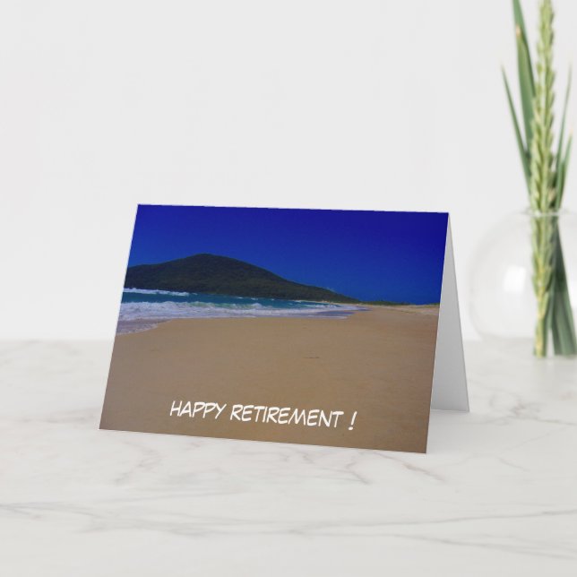 beach retire card (Front)