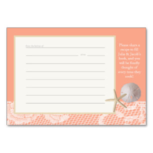 Beach Romance Peach Recipe Card