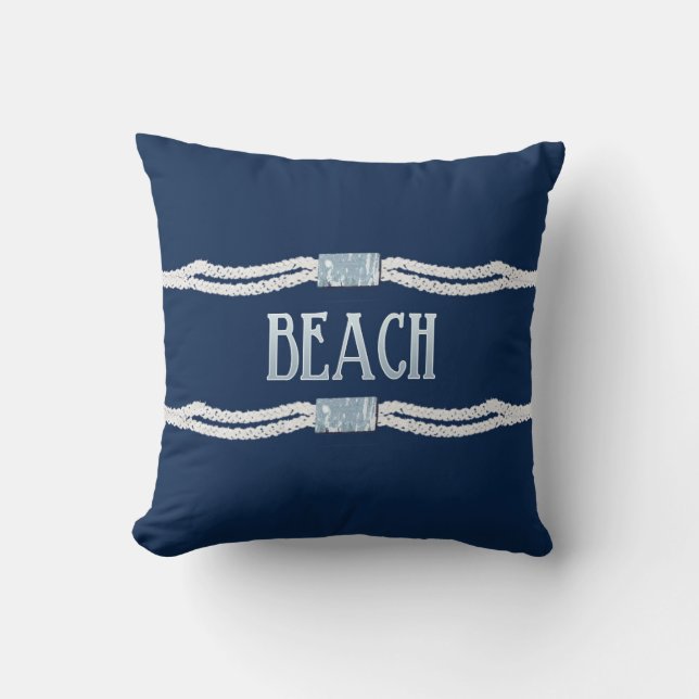 Beach Rope Pillow (Front)