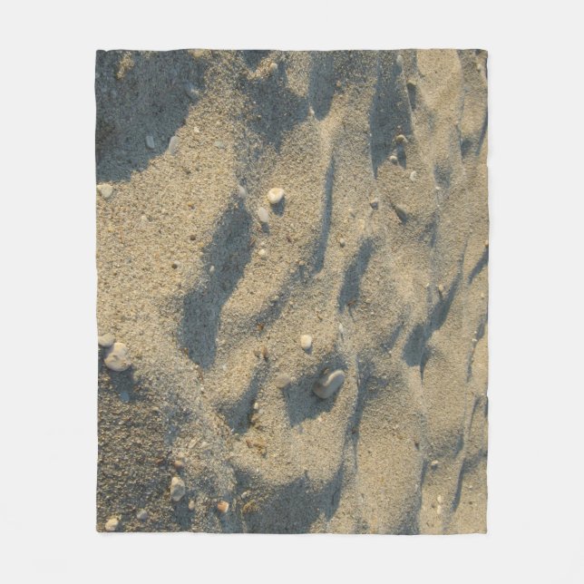 Beach sand camo cover fleece blanket (Front)