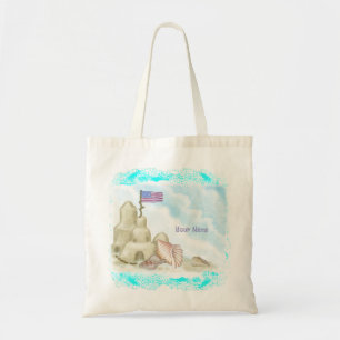 Beach Sand Castle Tote Bag