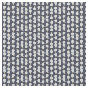 Beach Sand Dollar Floral Blue Yellow Pattern Fabric
