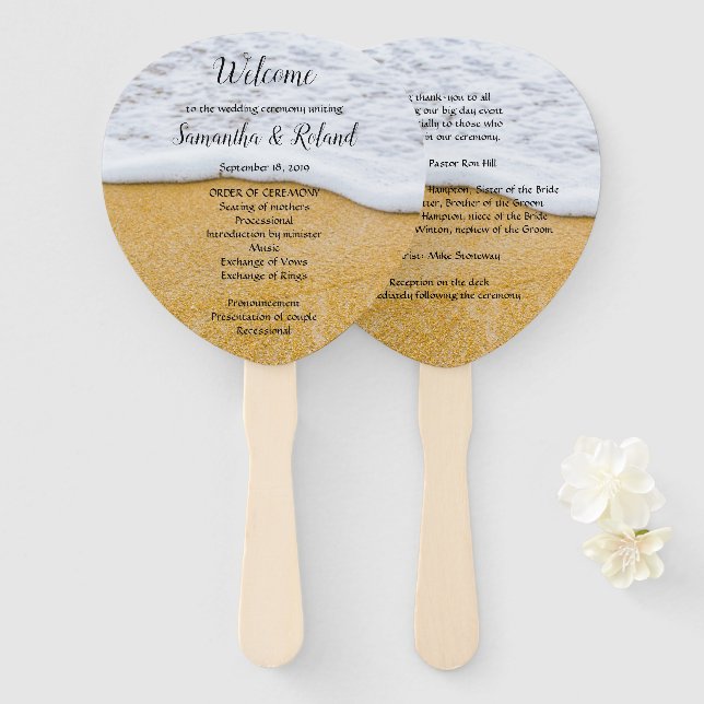 Beach Sand Double Sided Fan Program Kit (Front and Back)
