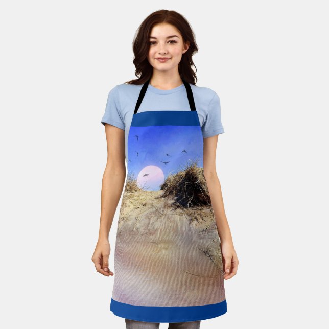 Beach Sand Dune Sunrise Apron (Worn)