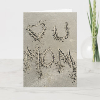 Beach Sand Mother's Day Card