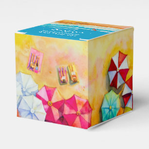 Beach Sand Waves Thank You Favour Box