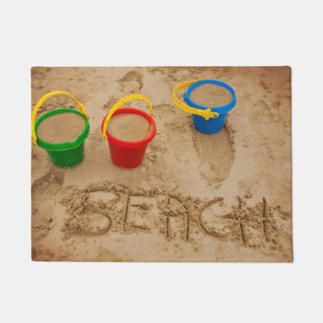 Beach Sand Words Doormat (Front)