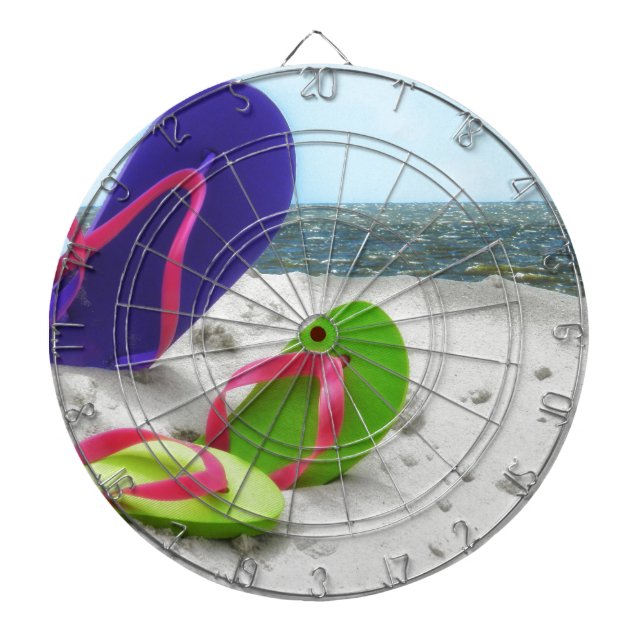 beach sandals dartboard (Front)