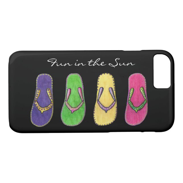 Beach Sandals iPhone 7 case (Back (Horizontal))