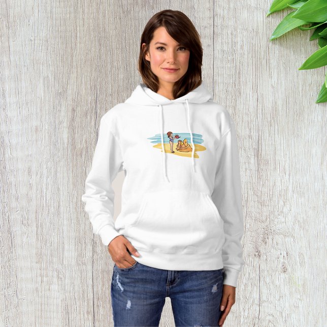 Beach Sandcastle Hoodie (Creator Uploaded)