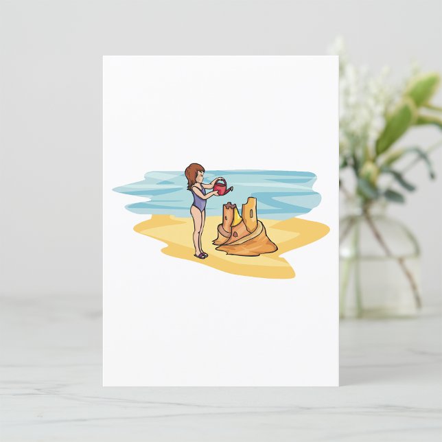 Beach Sandcastle Invitation (Creator Uploaded)