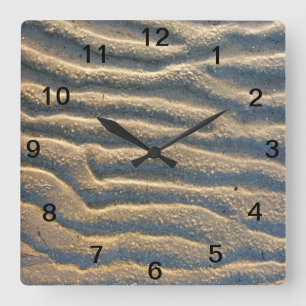 Beach Sandy Beach Beige Wall Clock