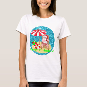 beach santa claus T-Shirt