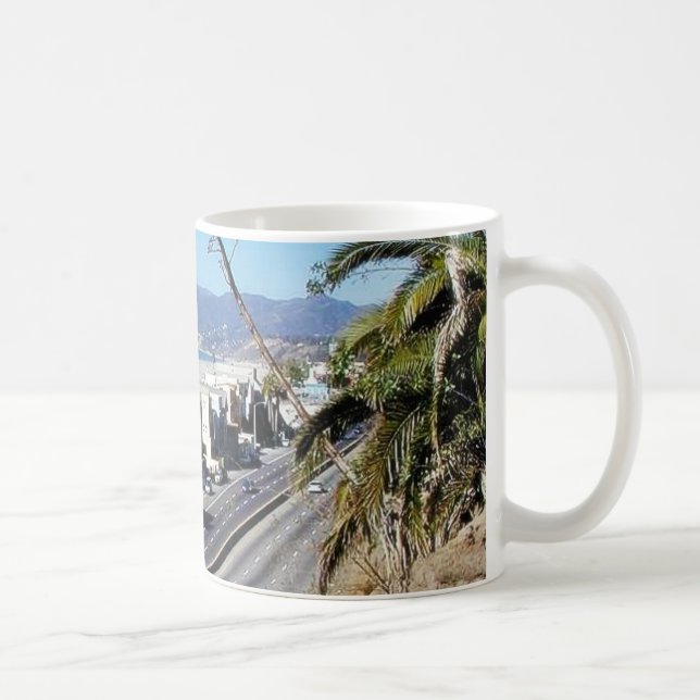 Beach Santa Monica Ocean Coffee Mug (Right)