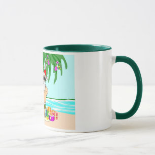 Beach Santa Mug