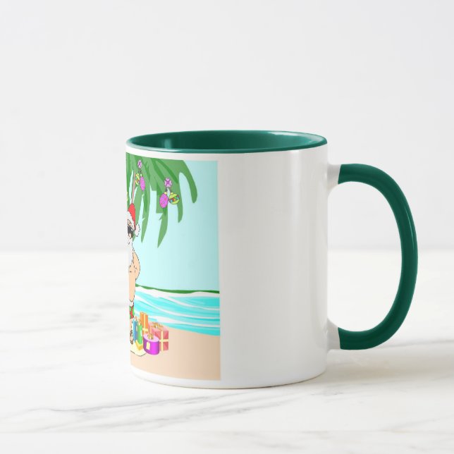 Beach Santa Mug (Right)