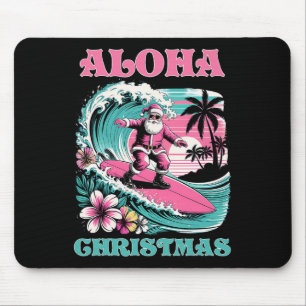 Beach Santa Summer Christmas In July Mouse Mat