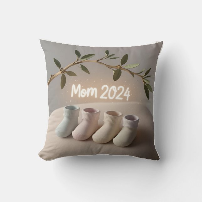 Beach Santa Xmas in July Pillow: Double the Summer Cushion (Front)