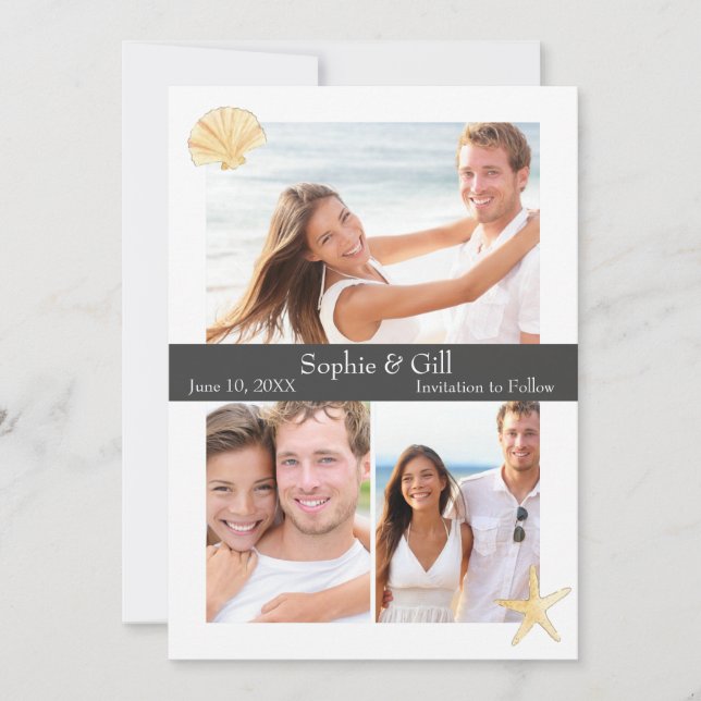 Beach  Save the Date (Front)