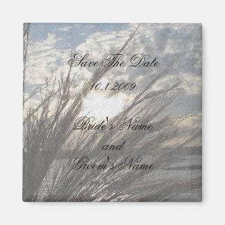 Beach Save the Date magnet