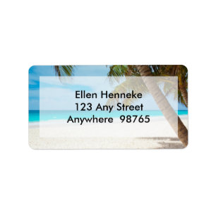 Beach Scene 1 Label