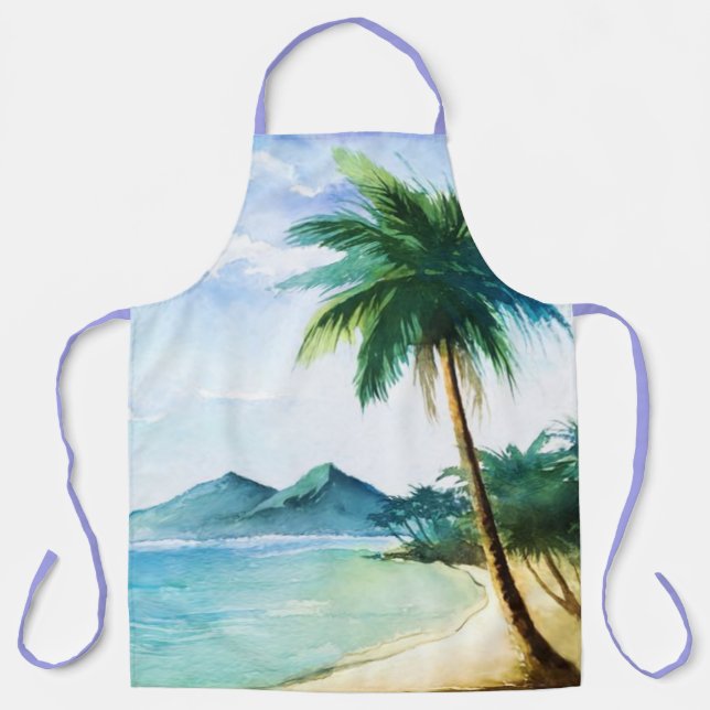 Beach Scene Apron (Front)