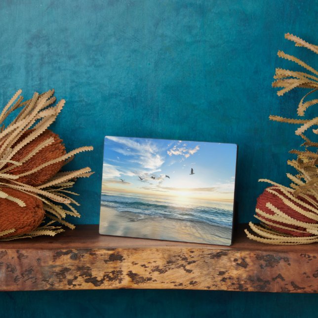 Beach Scene Art Decor Plaque (Side)