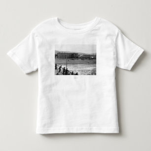 Beach Scene at Seaside, Oregon Photograph Toddler T-Shirt