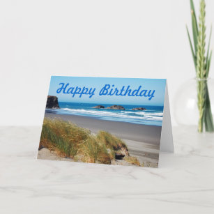 Beach Birthday Cards Zazzle Uk