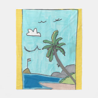 Beach Scene Blanket