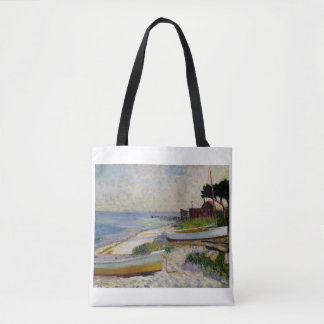 Beach Scene by William Glackens Tote Bag