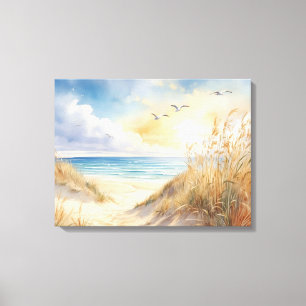 Beach Scene Canvas Wall Art