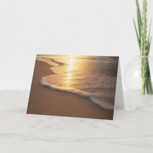 beach scene card
