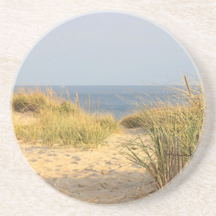 Beach scene coaster
