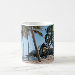 beach scene coffee mug