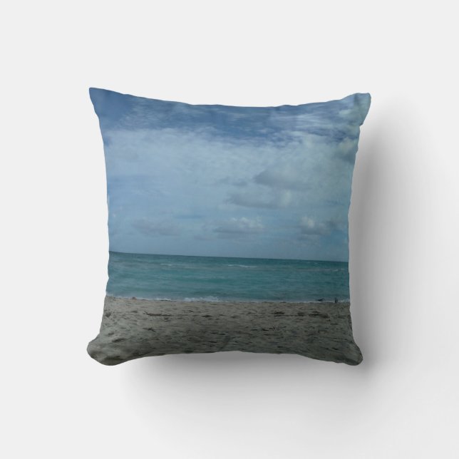 BEACH SCENE CUSHION (Front)