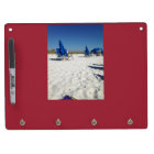 Beach scene dry erase board