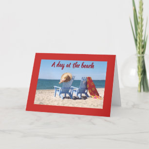 BEACH SCENE-FAVORITE ****FRIEND'S BIRTHDAY**** CARD
