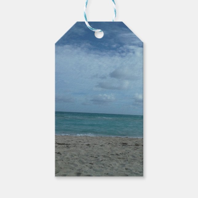 BEACH SCENE GIFT TAGS (Front)