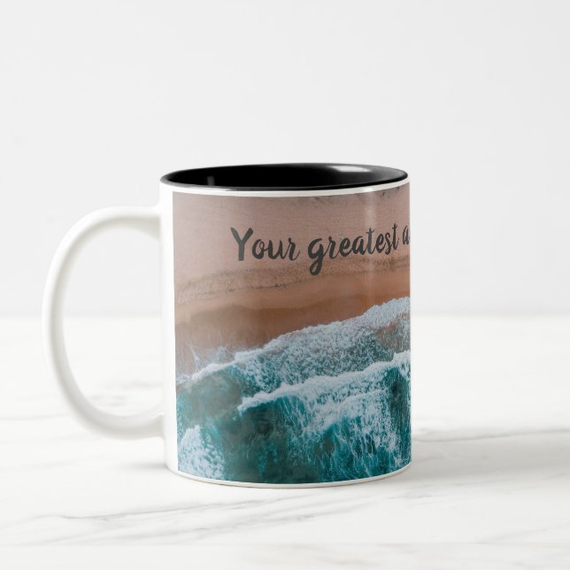 Beach scene greatest adventure, Mug (Left)
