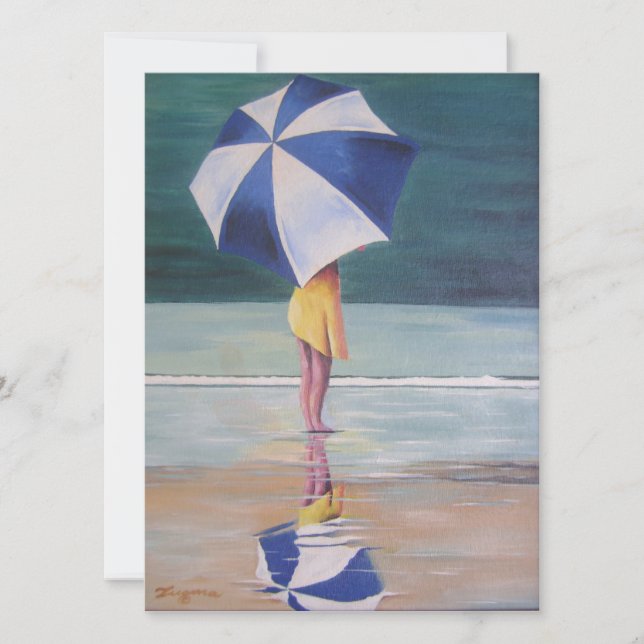 Beach Scene Invitations (Front)